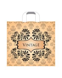 Пакет ПЭ с петлевой ручкой 38x34+3см (70) (Винтаж NEW) Артпласт (х50/500)
