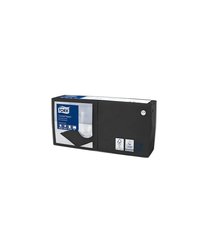 Салфетки бумажные Tork 2 слоя черные 24*24 (12) бумага ,L=24,B=24мм черный