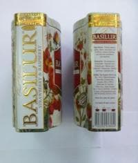 Чай каркаде Basilur Fruit Infusions клубника малина 100 г