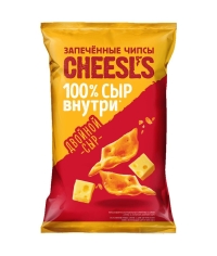 Чипсы пшенично-картофельные запечённые с сыром CHEESL’s Двойной сыр 100 г