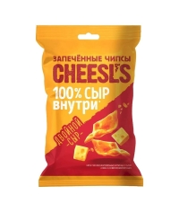 Чипсы пшенично-картофельные запечённые с сыром CHEESL’s Двойной сыр 50 г