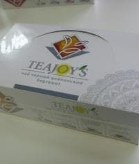 Чай черный TeaJoys цейлонский бергамот 100 х 2 г (пакетик)