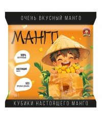 Мармеладные жевательные конфеты UNCLE YU кубик манго 55 г