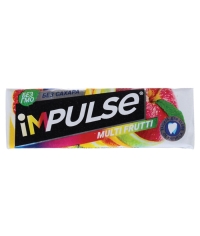 Жевательная резинка без сахара Impulse Multi Frutti 14 г