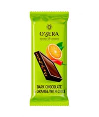 Шоколад O"Zera Dark & Orange темный с апельсином и перцем чили 24 г
