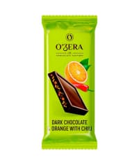 Шоколад O"Zera Dark & Orange темный с апельсином и перцем чили 24 г