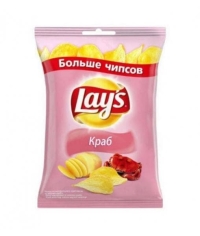 Чипсы Лейс Микс (Краб, Сметана лук, Сыр соль) 80 г/19шт