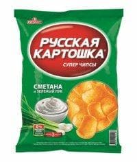 Чипсы Русская Картошка Сметана и лук 20 г