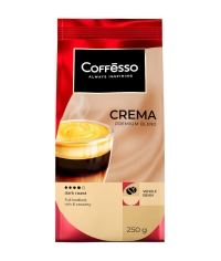 Кофе в зернах Coffesso Crema 250 г