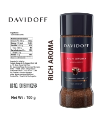 Кофе растворимый Davidoff Rich Aroma стекло 100 г Кофе растворимый Davidoff Rich Aroma стекло 100 г
