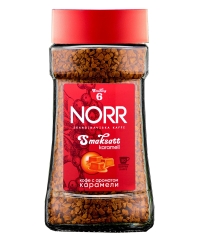 Кофе NORR N6 Карамель растворимый сублимированный стекл. банка 95 г
