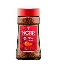 Кофе NORR N6 Карамель растворимый сублимированный стекл. банка 95 г