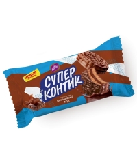 Печенье-сэндвич Супер Контик шоколадный вкус 100 г