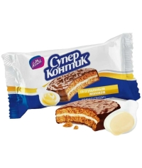 Печенье-сэндвич Супер Контик со сгущенным молоком 100 г