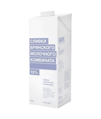 Сливки БМК 10% тетрапак с крышкой 1000 мл Сливки БМК 10% тетрапак с крышкой 1000 мл