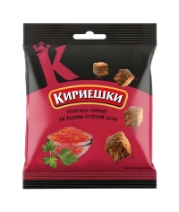 Сухарики ржаные Кириешки Красная икра 40 г