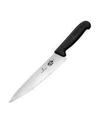 Нож универсальный кухонный сталь нерж.,полипроп. ,L=380/253,B=52мм черный,металлич.