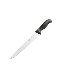 Нож для нарезки мяса сталь нерж.,пластик ,L=38/25,B=3см черный,металлич.