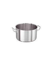 Кастрюля с крышкой сталь нерж. 14,1л D=30,H=20см матовый