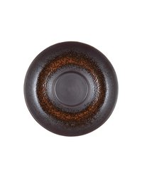 Блюдце «Эстиа» (для арт.LEST019RG151008) фарфор D=11,5см коричнев.,белый
