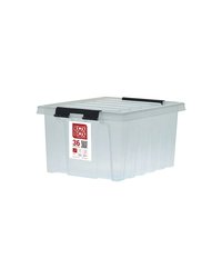 Ящик для продуктов сплошной полипроп. 36л ,H=25,L=50,B=39см прозр.