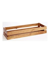 Ящик для подачи акация ,H=10,5,L=55,5,B=16,2см св.корич.