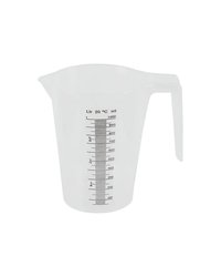 Стакан мерный с ручкой полипроп. 1л D=12,H=16,5см прозр.
