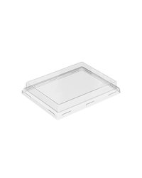 Крышка для бумажного контейнера 200х150х20мм OneClick Lid 1000/20 для 1000 мл Высокая цвет Прозрачный (х50/300)