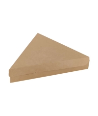 Картонный уголок для пиццы DoECO PIE Крафт 220×220×200 мм