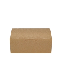 Контейнер для наггетсов DoECO Fast Food Box Крафт S 115×74×45 мм