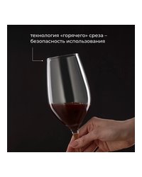 Бокал для вина «Селест» стекло 0,58л D=66,H=255мм прозр.