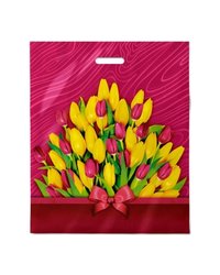 Пакет ПЭ с вырубной ручкой 50x60+6см (100) (Дар любви) Интерпак (х50/250)
