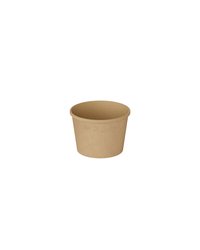 Контейнер бумажный OneBowl для супа картон 380мл D=102/77,H=72мм св.корич.