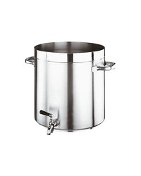 Котел с краном (индукция) сталь нерж. 50л D=40,H=40см металлич.
