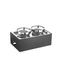 Станция для первых блюд с мармитом (2шт) сталь нерж. D=22см