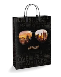 Пакет подарочный 30x40+10см (150) Из мягкого пластика (Авиатор) Интерпак (х1/10)