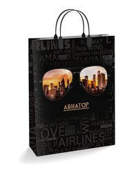 Пакет подарочный 30x40+10см (150) Из мягкого пластика (Авиатор) Интерпак (х1/10)