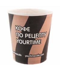 Бумажный стакан ECO CUPS Your Time d=63 110 мл