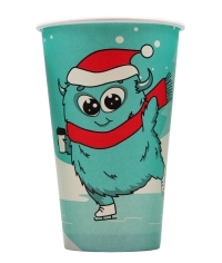 Бумажный стакан Пак Новогодний d=90 450 мл