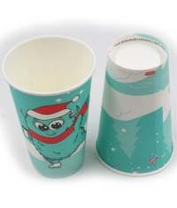 Бумажный стакан Пак Новогодний d=90 450 мл