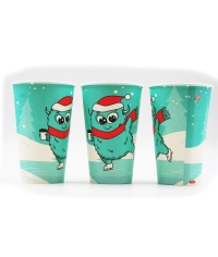 Бумажный стакан Пак Новогодний d=90 450 мл