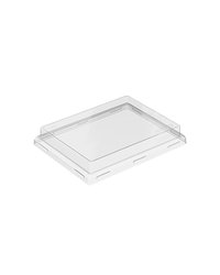 Крышка для бумажного контейнера 200х150х20мм OneClick Lid 1000/20 для 1000 мл Высокая цвет Прозрачный (х50/300)