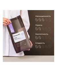 Кофе в зернах «Бленд №3» с азотом для эспрессо (80% Арабика Бразилия Суль Де Минас,20% Робуста Вьетн