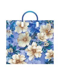 Пакет ПЭ с пластмассовыми ручками 38x34+3см (90) Меланж Глянцевый Артпласт (х10/150)