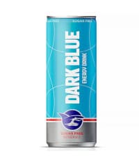 Энергетический напиток Dark Blue Sugar Free 250 мл ж/б