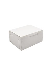 Коробка картонная для кондитерских изделий 135х110х60мм цвет Белый Packton (х1/200)