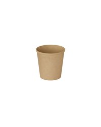Контейнер бумажный OneBowl для супа картон 0,52л D=102/75,H=104мм св.корич.