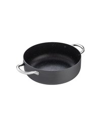 Кастрюля «Уитфорд» без крышки алюм.литой,сталь нерж. 4,5л D=26,H=9см граф.,черный