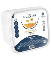 Пюре замороженное Agrobar Абрикос 1000 г