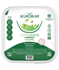 Пюре замороженное Agrobar Бергамот без сахара 1000 г
